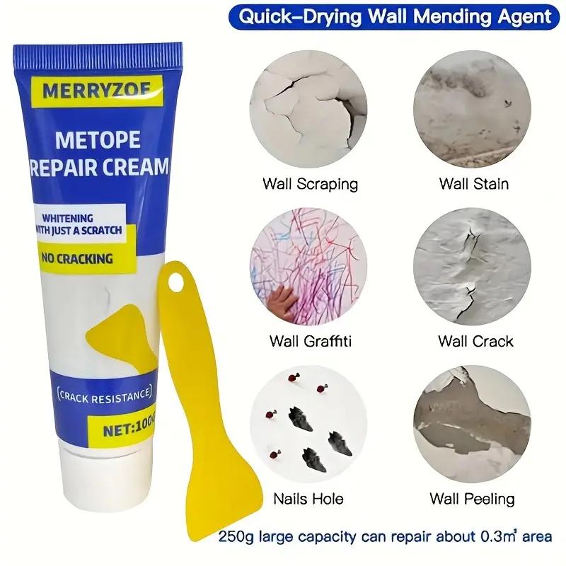 ProFix Wall Repair Kit Fast-Drying White Putty Paste for Nail Holes & Scratches on Home Walls Gypsum Dents and Wood Damage