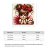 5D Diamond Painting Cute Girl and Kitten Diamond Art DIY Craft Kit Home Wall Decor Full Drill Gift for Kids and Adults