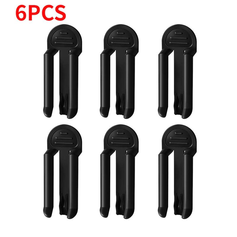 2/6/10Pcs Practical Plastic Garbage Bag Clip Fixed Waste Bin Bag Holder Rubbish Clip Trash Can Clamp Kitchen Bathroom Gadgets