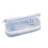 Transparent Pen Bag Double Layer Large Capacity Portable Student Stationery Supplies Junior High School Study Stationery Bag