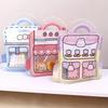 Cute Cartoon Schoolbag Shape Candys Packaging Bags Snack Cookie Storage Bag Children'S Day Birthday Sealing Bag