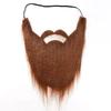 DIY Fancy Dress Fake Beard Long Fluff Beards Cosplay Costume Props Santa Claus Beard Eyebrows Mustache Christmas Party Suppl