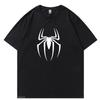 Loose And Comfortable Short Sleeves Unisex Unisex Oversized Clothes Summer New Cotton Unisexs Tshirts Spider Pattern Printed Tees