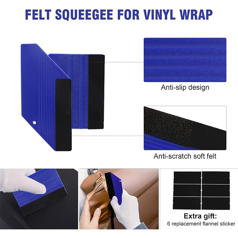 NeoWrap Car Wrap Edge Trimming Stick Vinyl Squeegee Kit Window Tint Curves Slot Tool for Installing Wraps Stickers Kit 7-21Pcs