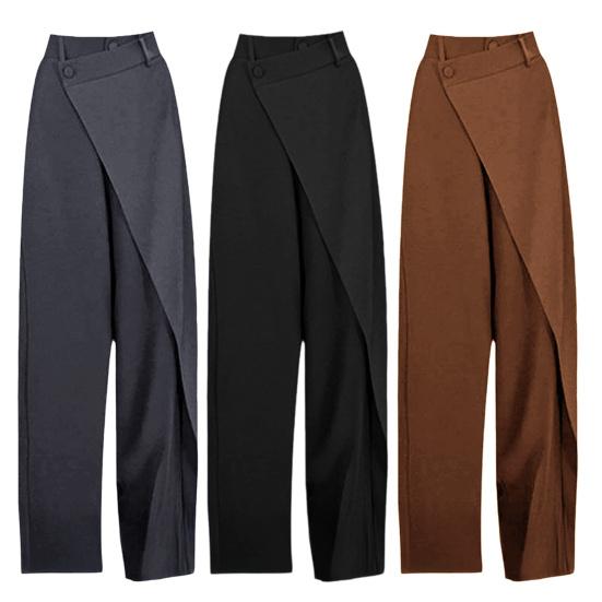 High Waist Women Pants Straight Wide Loose Fit Leg