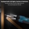 Cordless Electric Screwdriver: Effortless Screw Installation & Removal, Rechargeable Power Tool For All Tasks