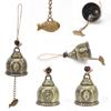Gift Crafts For Good Luck Lucky Blessing Feng Shui Wind Chime Buddha Statue Pattern Bell Fortune Home Car Hanging Decor
