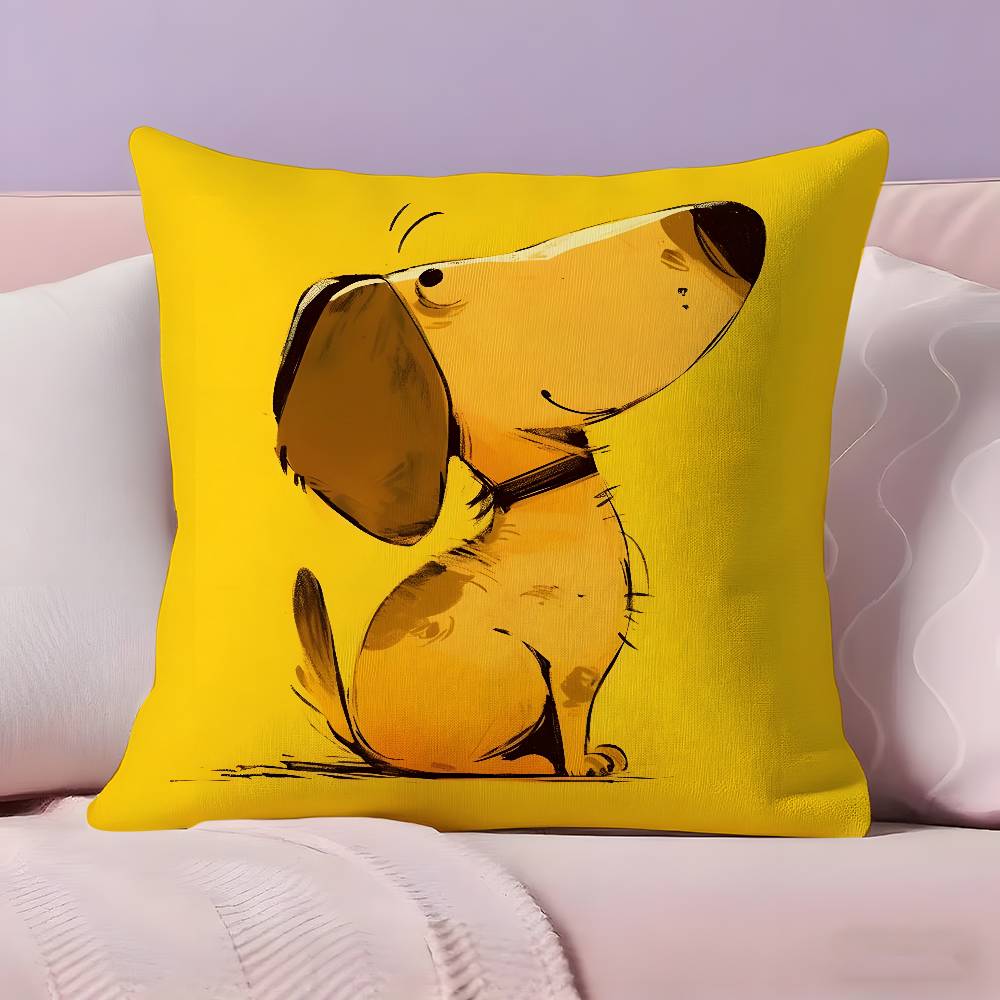 Cute And Adorable Puppy Pillow Case Ultra Soft Skin Friendly Fabric Cloud Like Comfort & Concealed Zipper