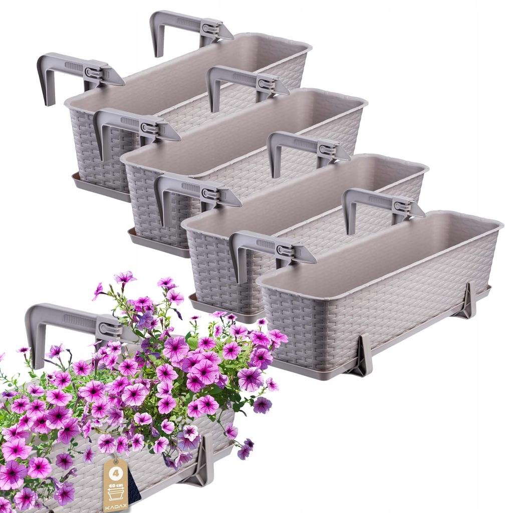 KADAX 4x Balcony Box Handles