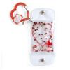 Sanrio Clear Pouch with Carabiner Character Award 3rd Colorful Heart Series Hello Kitty Hello Kitty Character 431958
