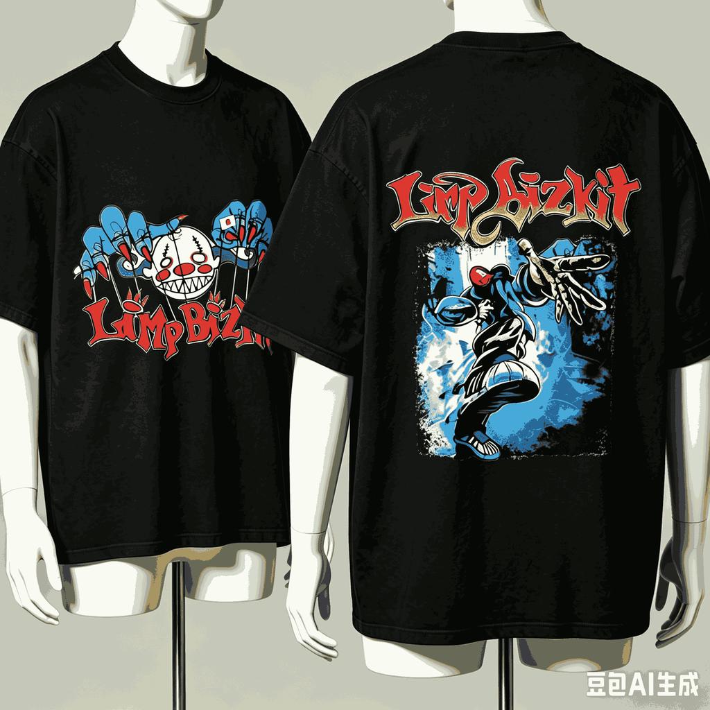 Limp Bizkit For Fan Gift Tshirt Unisex Unisex Harajuku Oversized Unisex Short Sleeve Streetwear High Quality Couples Classic Tee