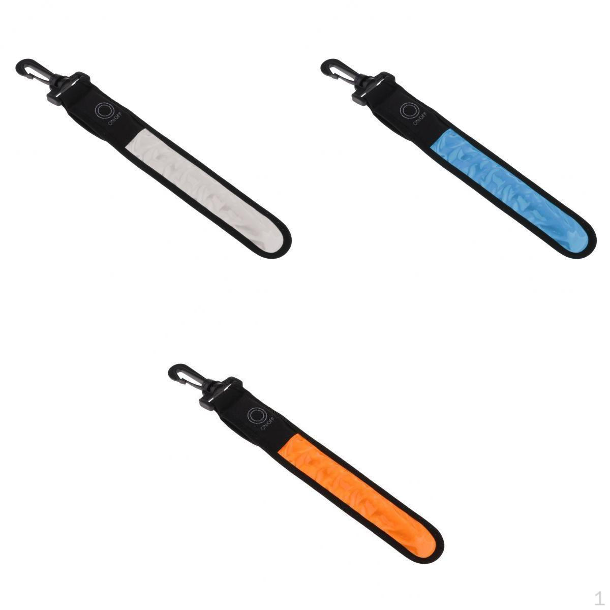 

3 шт. светодиодных отражателей для рюкзака, светоотражающие полосы для сумки