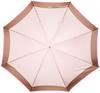 AURORA 1GD Logo Jacquard Long Umbrella in Pink Japan Ribs 60cm [GHERARDINI] 11001-01G Yarn-dyed Hand-opening (Made Japan) Women's (FREE Size)
