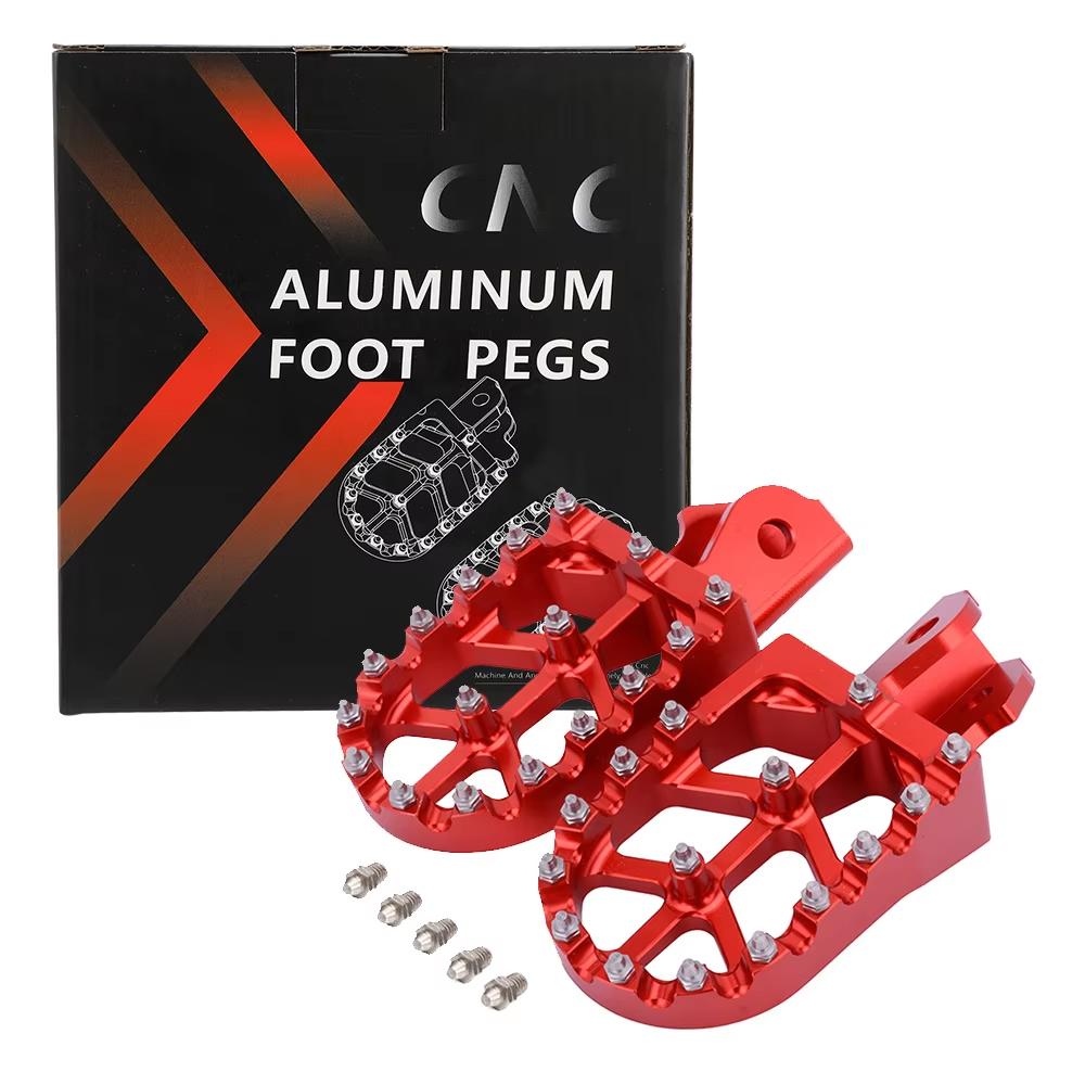E-bike Foot Peg For CRF230 Surron Talaria Motorcycles CNC Parts Footpeg Footpedal Electric Dirt Bicycle Pedal Off-Road Motocross красный