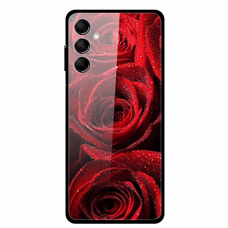 Kreative Landschaft Tierkunst Gehärtetes Glas Hülle für Samsung M14 5G