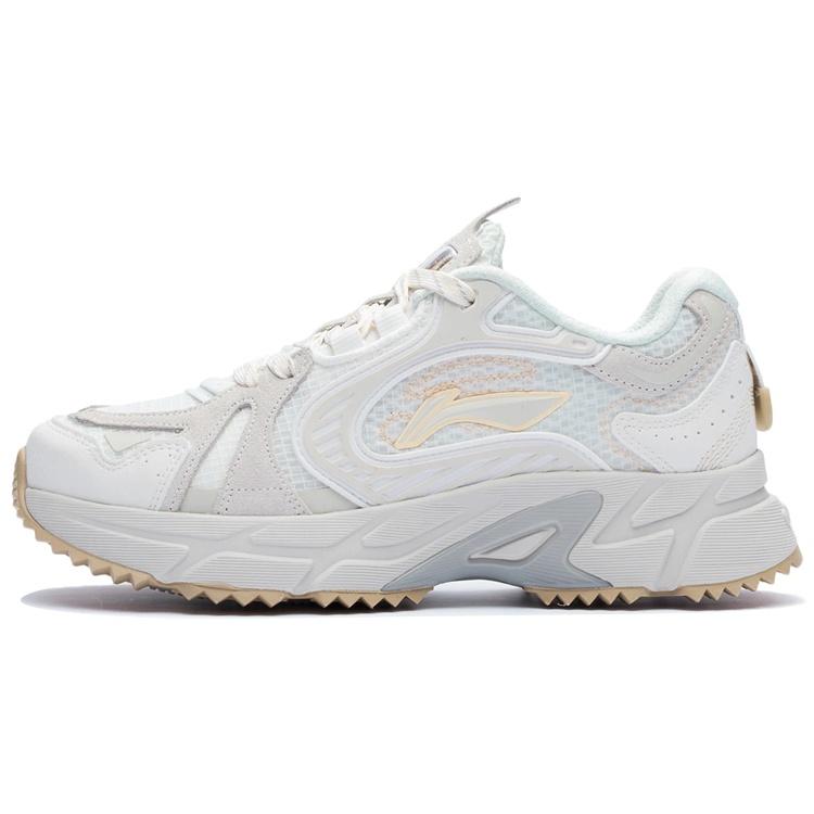 (WMNS) Li-Ning Shiguang White Khaki Women s ARLR012-2 EU 40⅓