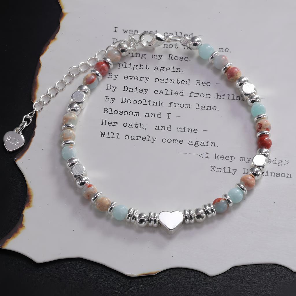 VENTFILLE 925 Sterling Silver Pearls Bamboo Knots Bracelet for Women Girl Simple Korean Jewelry Birthday Gift Dropshipping