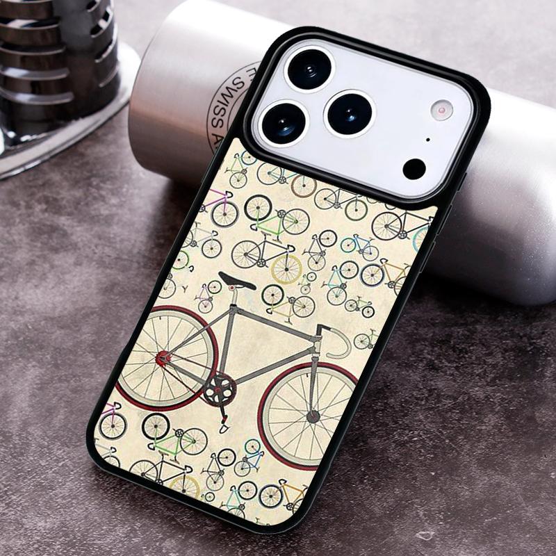 Bicycle Racing Bike Phone Case For iPhone 17 16 15 14 13 12 11 Pro Max Plus 17Air Soft Silicone Cover