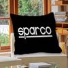S-Sparcos Logo Cushion Cover Car Throw Pillow Case For Sofa Car Christmas Gift 40X40Cm 45X45Cm