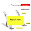 Aluminum Alloy Adjustable Laptop Stand with Cooling and Folding Features