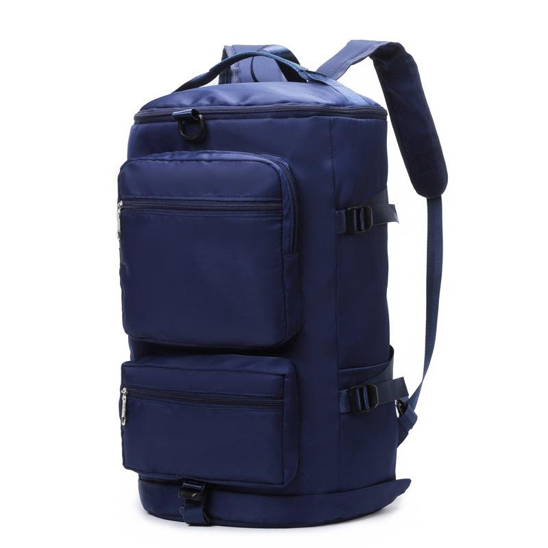 

Fitness Bag, Large-capacity Waterproof Double-shoulder Hand-held Travel Bag темно-синього кольору