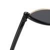 A Pair of Half Frame Cat Eye Sunglasses Small Frame Plain Face Personalized Street Po Sunglasses