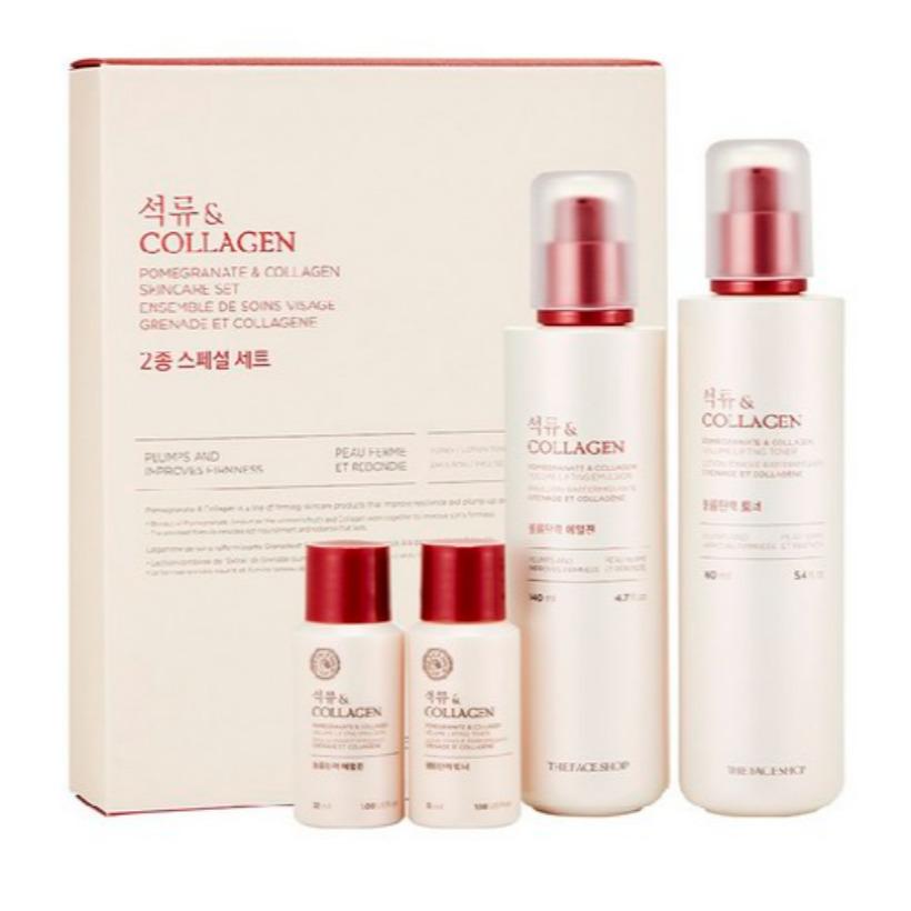 The Face Shop Pomegrante Collagen Skin care Set Anti Aging Korea Beauty