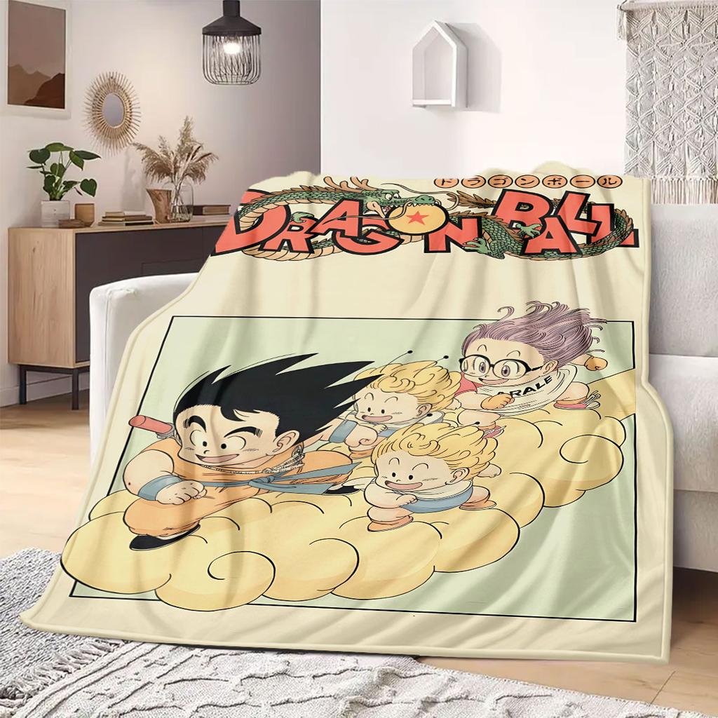DragonBall anime Flannel Blanket Warm,Comfortable,Suitable for Bedrooms,Sofas,Beds,Chairs,Picnics,Travel
