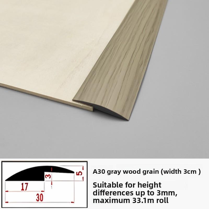

1m Self Adhesive Wood Grain PVC Strip Easy Install Floor Transition Sealing for Home Decoration Edge Trim Strip Home Accessories 1M