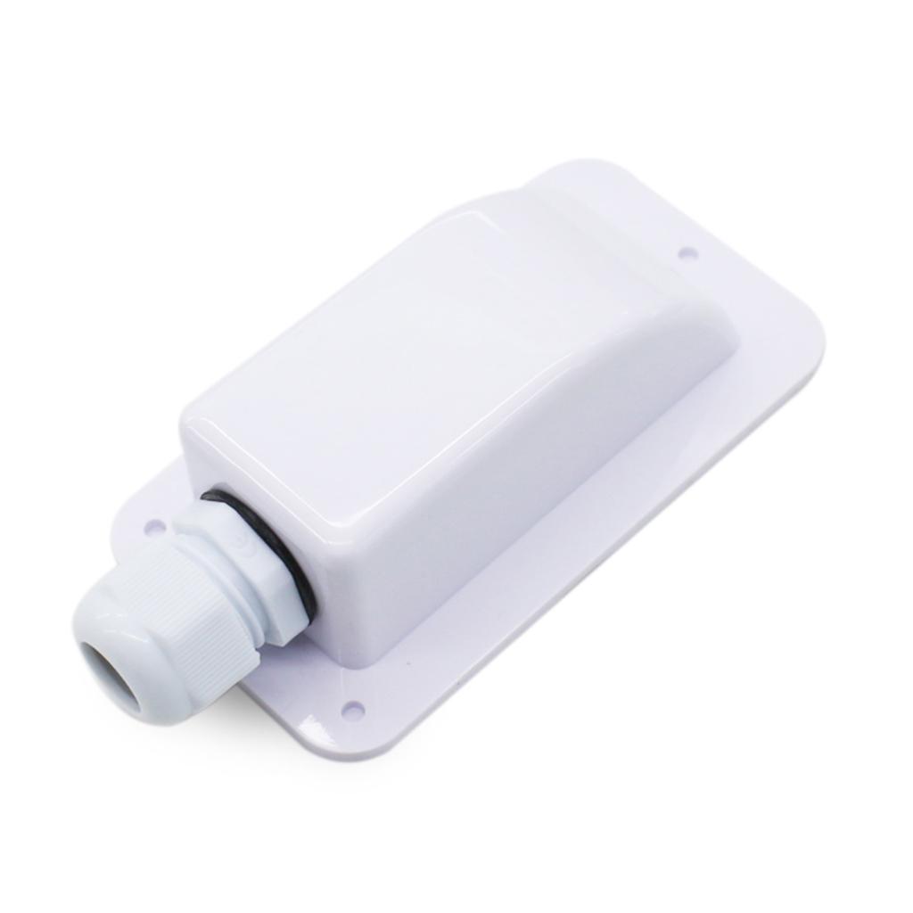 

1/2 отвори Міцна покрівельна кабельна втулка ABS розподільна коробка для сонячної установки на РВ Кемпервен Автомобіль Будинок на колесах 1 білий