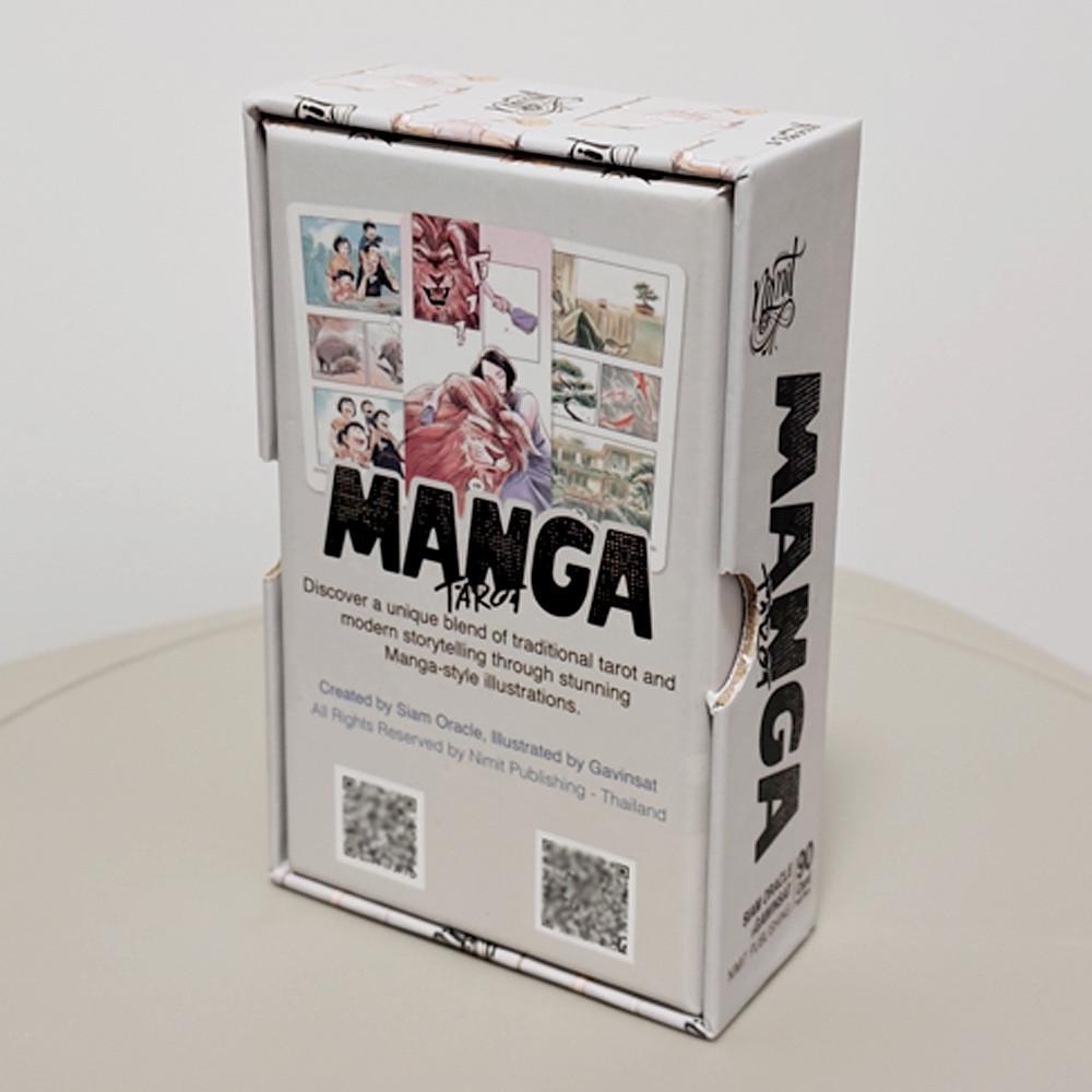 Manga Tarot Card Set With Doublesided Embossed Gift Box For Meditation And Creativity