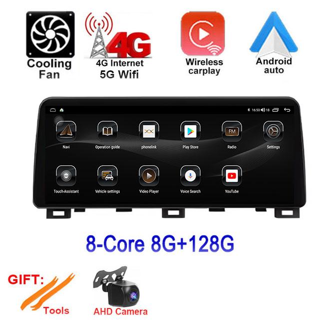 12.3 Inch Wireless CarPlay For Kia Forte 2018-2019 Car intelligent System Navigation GPS Display Touch Screen Android Auto