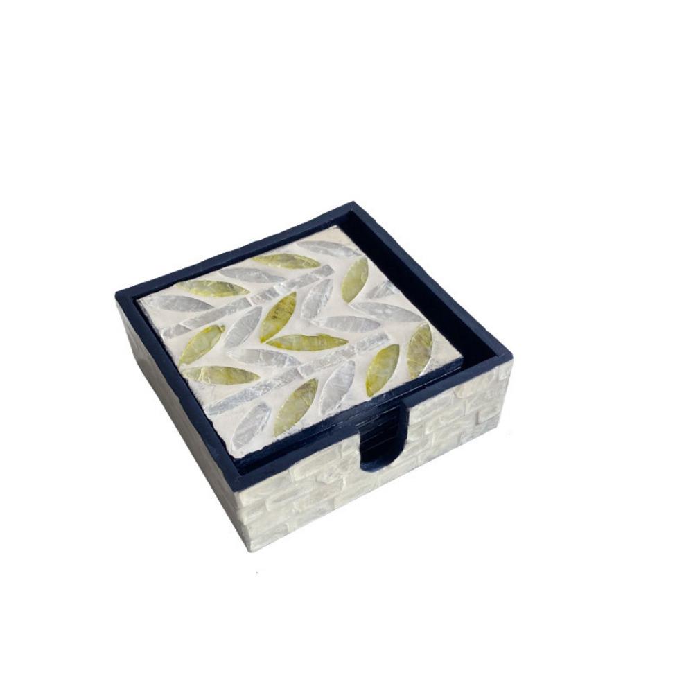 

6 шт. Неровные теплоизоляционные подставки для чашек с чехлом, коврики для чайных чашек, крафтовые подставки, подарок 6 Pcs Style E