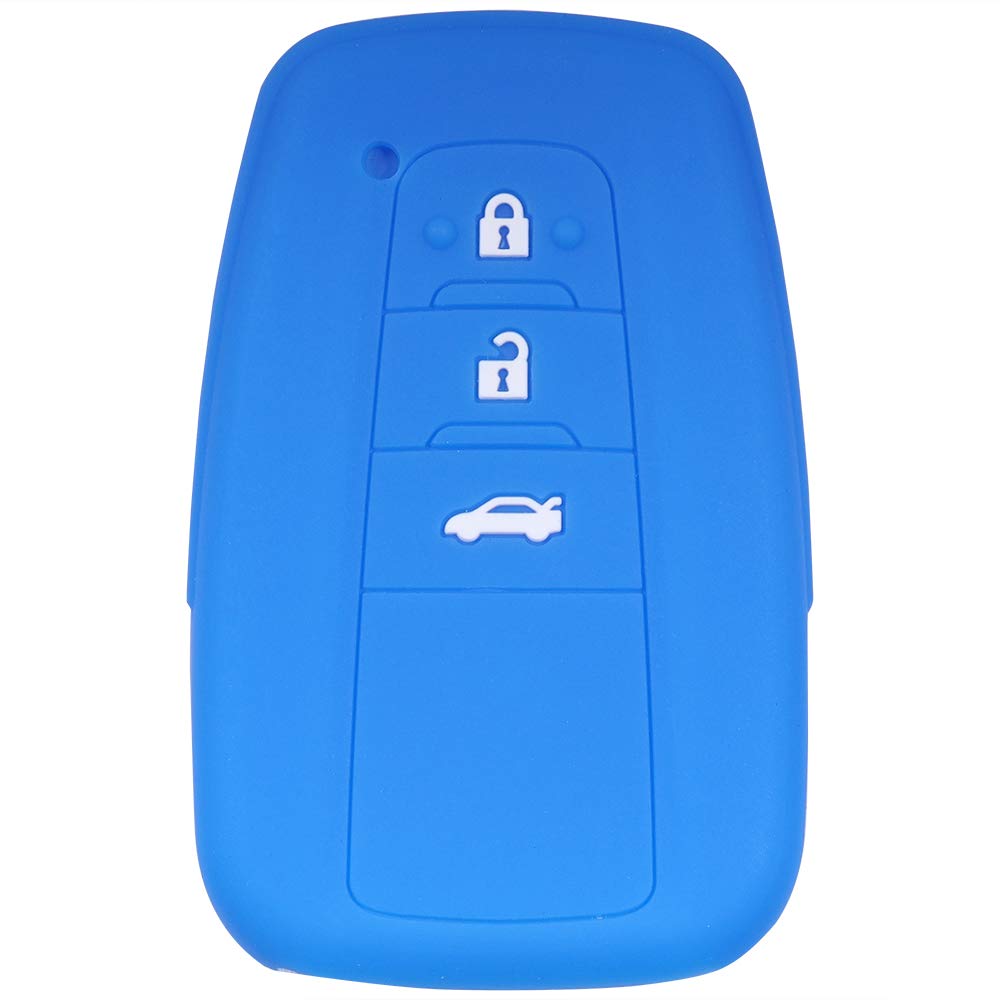 Lcyam Key Fob Cover Case - 2/3/4 Button Car Key Cover for Toyota C-HR,