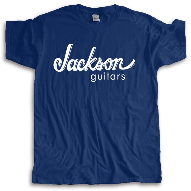 Unisex oneck tshirt fashion brand tshirt black new summer tshirt brand Jackson guitars Using Combed 20s Unisex Brand Tshirt S
