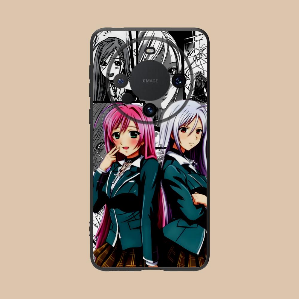 

Rosario Vampire Moka Akashiya Phone Case for Huawei Mate 60 50 40 30 20 10 Pro Plus Lite E 5G Colorful Printing Cover Pretty Huawei Mate 10 Lite