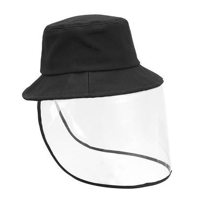 Kids Face Shield Hat Mask Girls Protective Hat with Protective Visor Anti-Saliva Anti-UV Anti-dust Anti-Fog Sun Visor Hat Fisherman Bucket Hat with Isolation Mask for Baby Girls