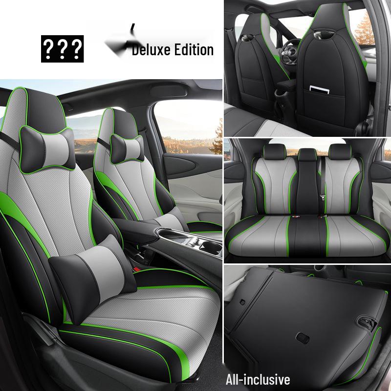 BYD Dolphin Universal Leather Car Seat Cover - All Seasons, Full Coverage
