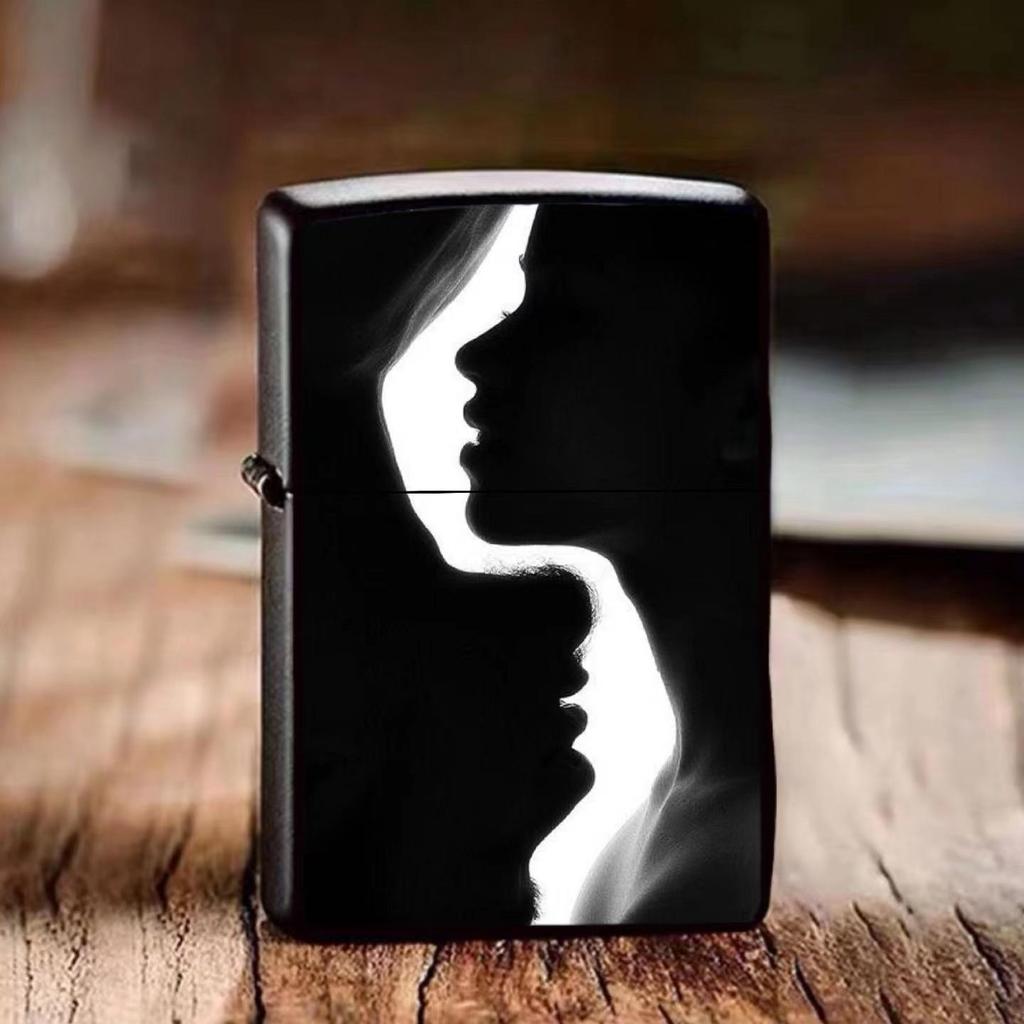 Azure Dragon, White Tiger, Vermilion Bird & Black Tortoise Kerosene Lighter – Creative Design for Douyin