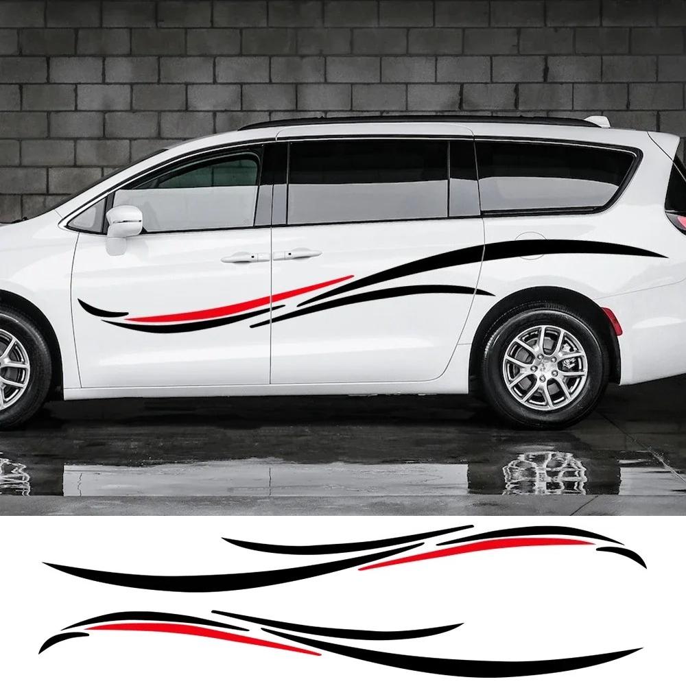 Car Door Side Stickers For Mercedes Benz Viano W639 Camper Van Vinyl Decals Waterproof Auto Body Decoration Stickers Accessories
