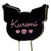 Sanrio Kuromi Double Clip Face-Shaped