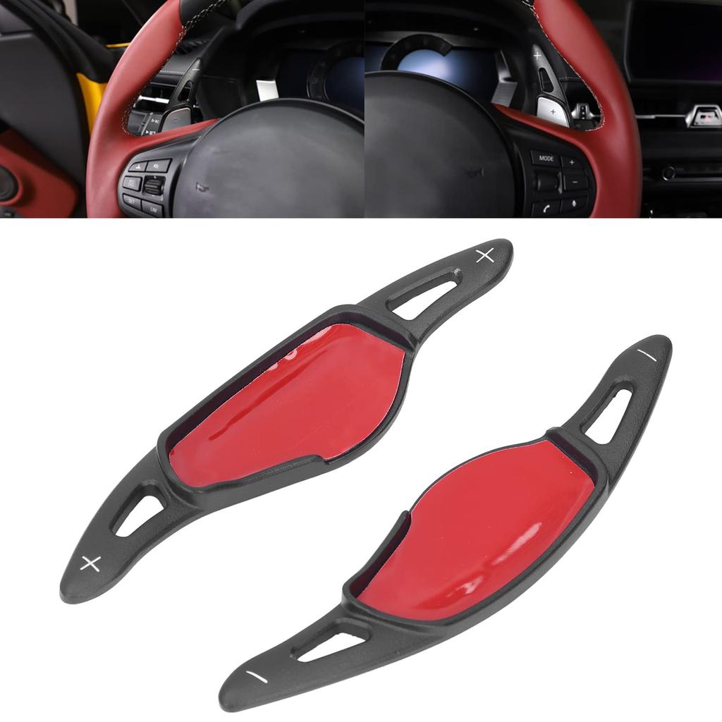 Steering Wheel Shift Paddle Handle Shift Aluminum Material Energy Saving 2019-2022 GR Supra A 90 Replacement (Black)
