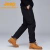 Jeep Men's Outdoor Fleece-Lined Windproof Waterproof Hiking Pants