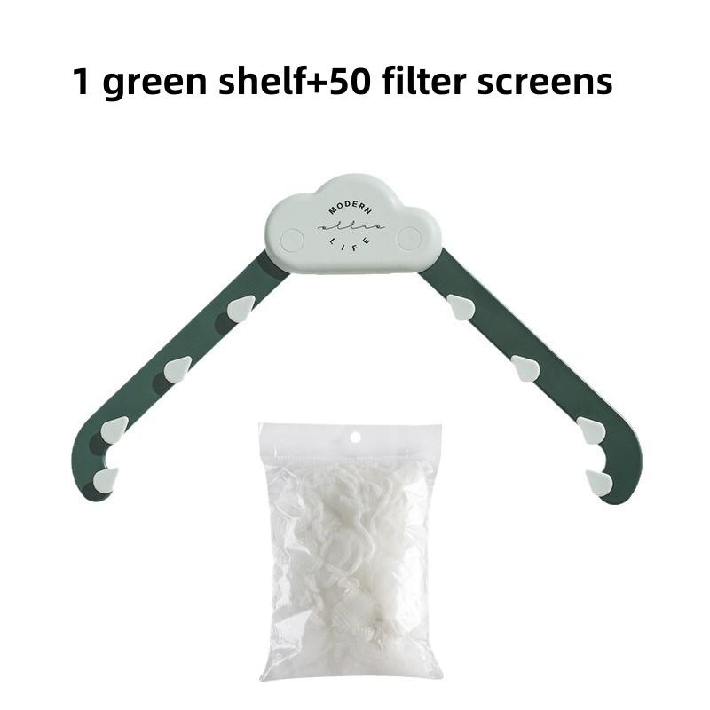 50/100 Stück Sets NEU Spülbeckenablaufgestell Küchenspüle Müllfiltersieb Spüle Einweg-Filterbeutel Auslaufsicher Waschmaschenfilter