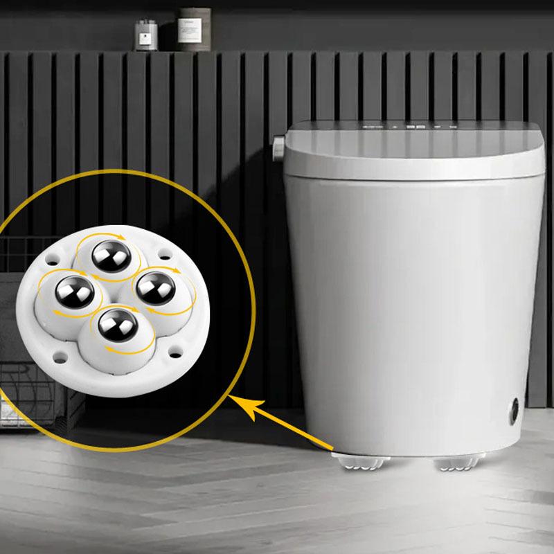 4 buc roți universale cu bilă mută tip autoadeziv 4 margele Rotile pentru mobilă Roți din oțel inoxidabil Rotire la 360°