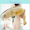 Entzückendes Großes Gelbes Fisch Plüschtier Kissen Für Chinajoy Fans 180cm Höhe!