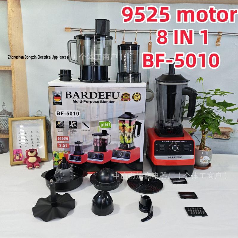 3L 6-in-1 Edelstahl Standmixer & Entsafter: Multifunktionaler Fleischwolf und Mixer