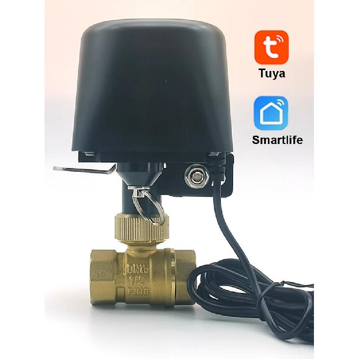 Tuya Zigbee WIFI Smart Water Valve DN15 DN20 DN25 Home Automation Control Faucet Timer Support Alexa Google Assistant SmartLife