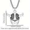 Vikings Mask Helmet Pendant Necklace Nordic Celtic Knot Necklaces For Men Vintage Amulet Jewelry Gift