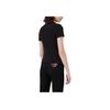 Emporio Armani Ss22 Solid Color Logo Embroidered Crew Neck Short Sleeve T-Shirt Women Tops Black 3L2T6C-2JQAZ-0999